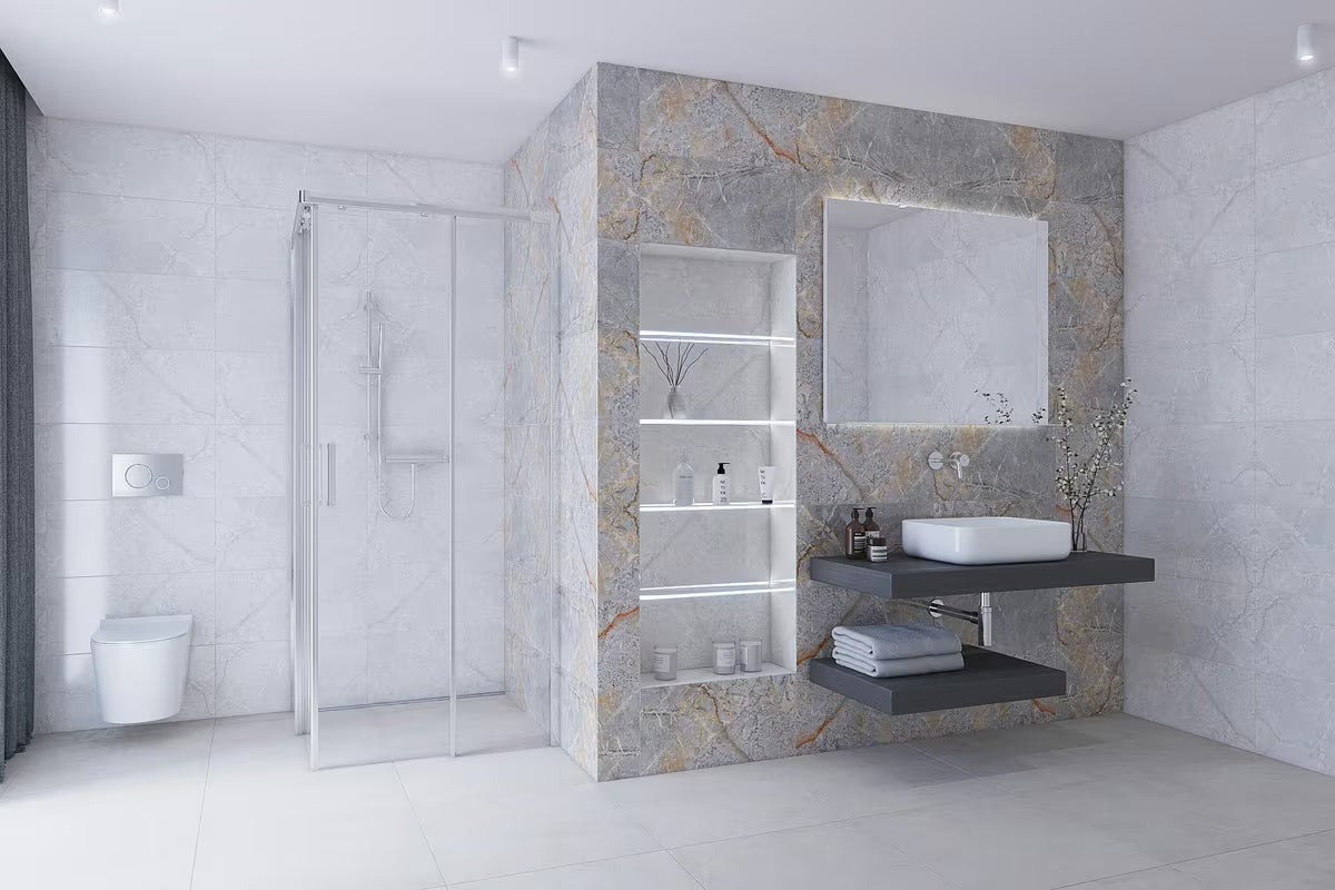 Viseći WC set SAT Infinitio s WC školjkom bez ruba, sjedalom soft Close i modulom Geberit Duofix