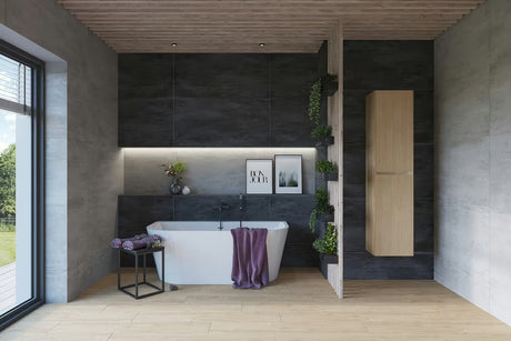 Samostojeći  akrilna kada SAT Katy 160x75 cm namijenjena za ugradnju za zid i u prostoru.