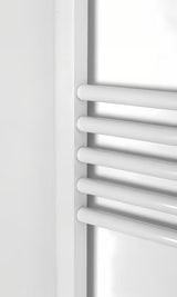 Bijeli kombinirani radijator SAT KD 180x60 cm s bočnim priključkom na razmak.