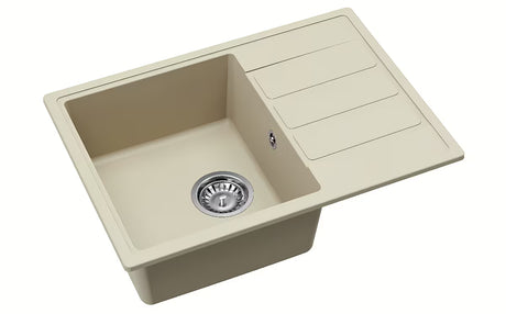 Granitni sudoper  SAT s ocjeđivačem na radnu ploču u boji jasmina