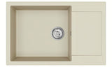 SAT granitni sudoper  s ocjeđivačem u boji jasmina pro montaža na radnu ploču