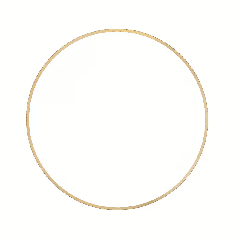 Okruglo LED ogledalo SAT u zlatnoj boji, promjera 60 cm, sa senzorom i sa zaštitom IP44.