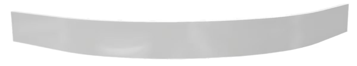 Bijela akrilna obloga za tuš kadu SAT Limcc visine 10 cm pro uredno prekrivanje prednje strane tuš kade.