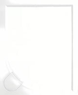 Bijela pravokutna tuš kada SAT Limcc 120 x 80 cm od lijevanog mramora sa skrivenim odvodom