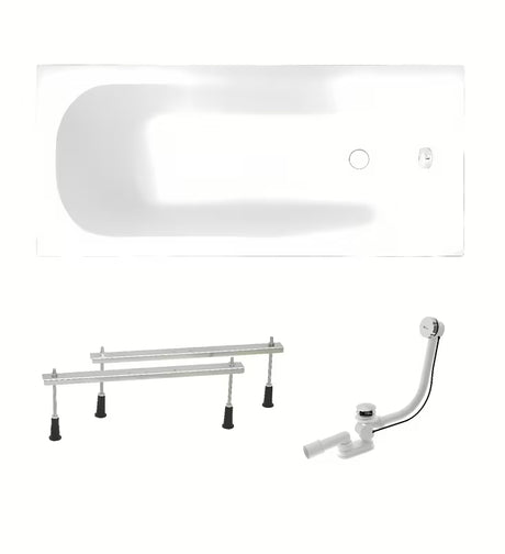 Pravokutna akrilna kada SAT Mika 180 x 70 cm s univerzalnom lijevom i desnom orijentacijom