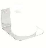 Kromirani držač čaša SAT Mood s mat staklom i četvrtastim dizajnom