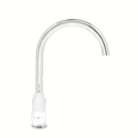 Kromirana jednoručna baterija miješalica za sudoper SAT Mood s okretnim izljevom u sjajnoj izvedbi