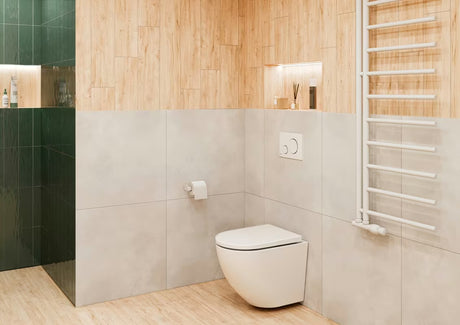 Bijeli držač toaletnog papira SAT Mood od nehrđajućeg čelika pro montaža lijepljenjem bez bušenja