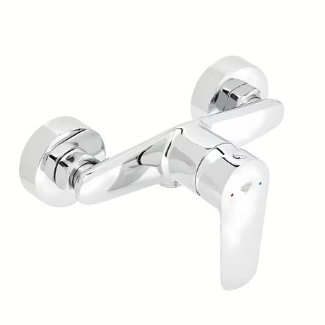 Kromirana jednoručna baterija miješalica za tuš SAT Mood pro za zidnu montažu bez tuš seta.