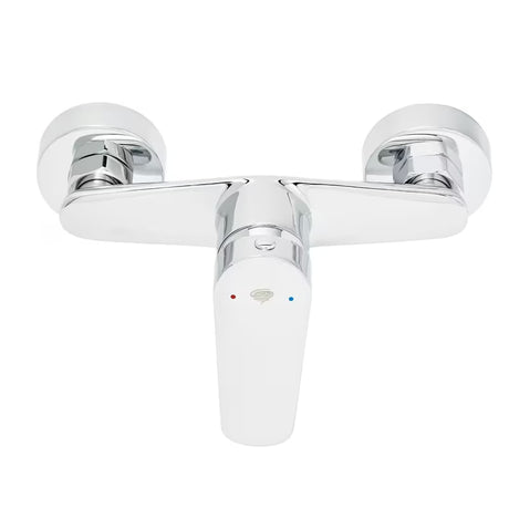 Kromirana jednoručna baterija miješalica za tuš SAT Mood pro za zidnu montažu bez tuš seta.