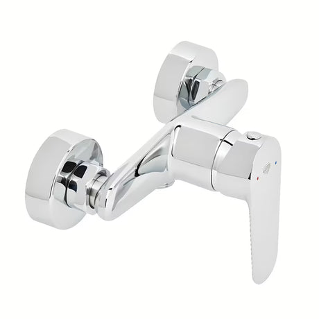 Kromirana jednoručna baterija miješalica za tuš SAT Mood pro za zidnu montažu bez tuš seta.