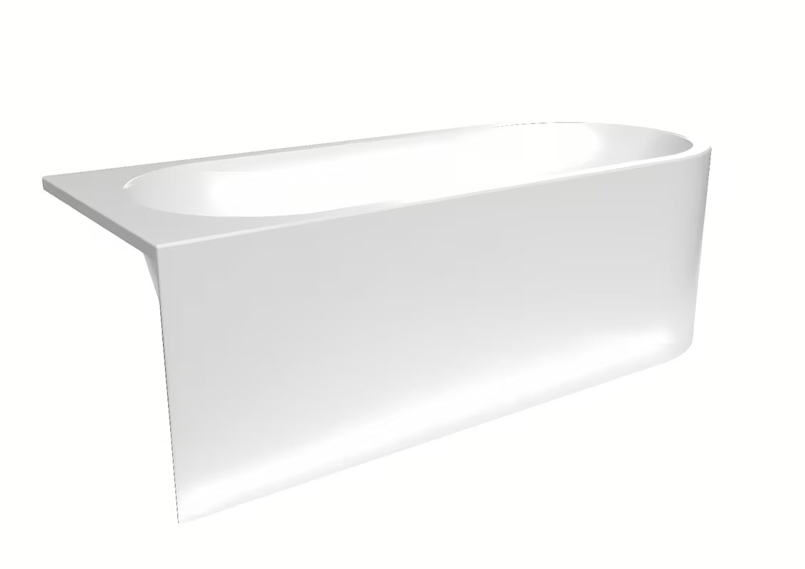 Samostojeći  kutna kada SAT Mood u lijevoj izvedbi 170x70 cm od akrila