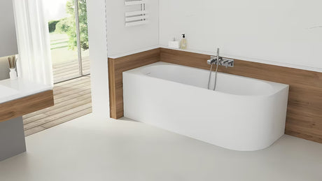 Samostojeći  kutna kada SAT Mood u lijevoj izvedbi 170x70 cm od akrila