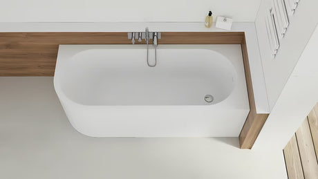 Samostojeći  kutna kada SAT Mood u desnoj izvedbi od akrila 170x70 cm.