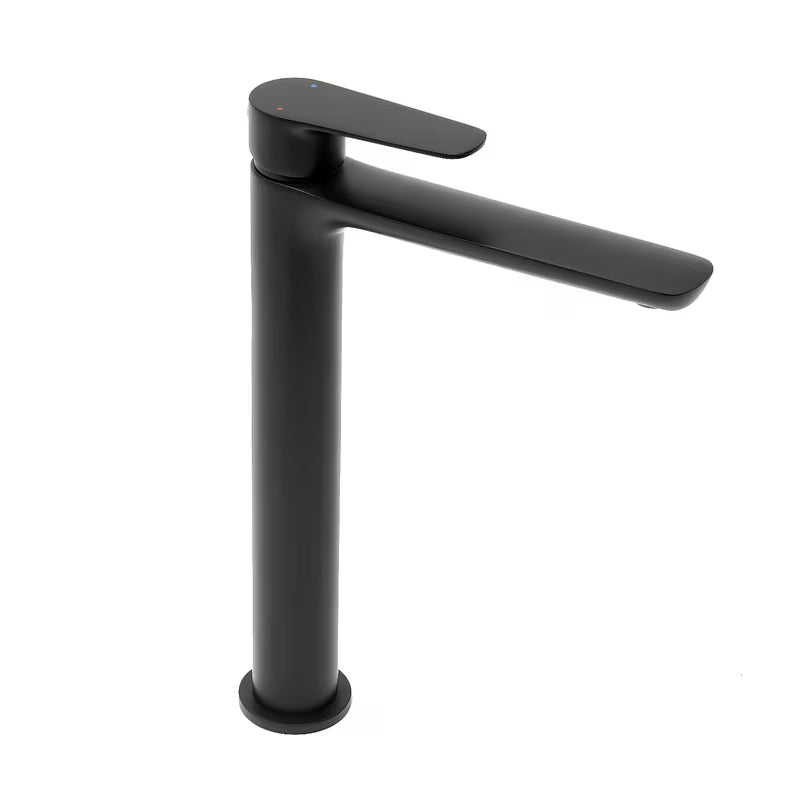 Visoka miješalica za Umivaonik SAT Mood u mat crnoj boji s ručicom