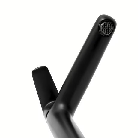 Visoka miješalica za Umivaonik SAT Mood u mat crnoj boji s ručicom