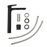 Visoka miješalica za Umivaonik SAT Mood u mat crnoj boji s ručicom