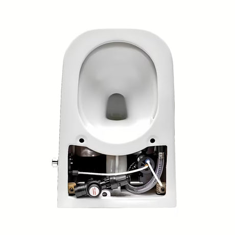 Stojeća WC Školjka SAT optimflush u bijeloj boji s integriranim vodokotlićem i tehnologijom akumulacijskog ispiranja