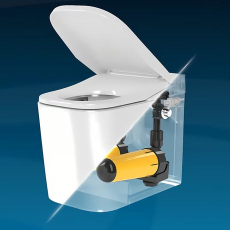 Stojeća WC Školjka SAT optimflush u bijeloj boji s integriranim vodokotlićem i tehnologijom akumulacijskog ispiranja