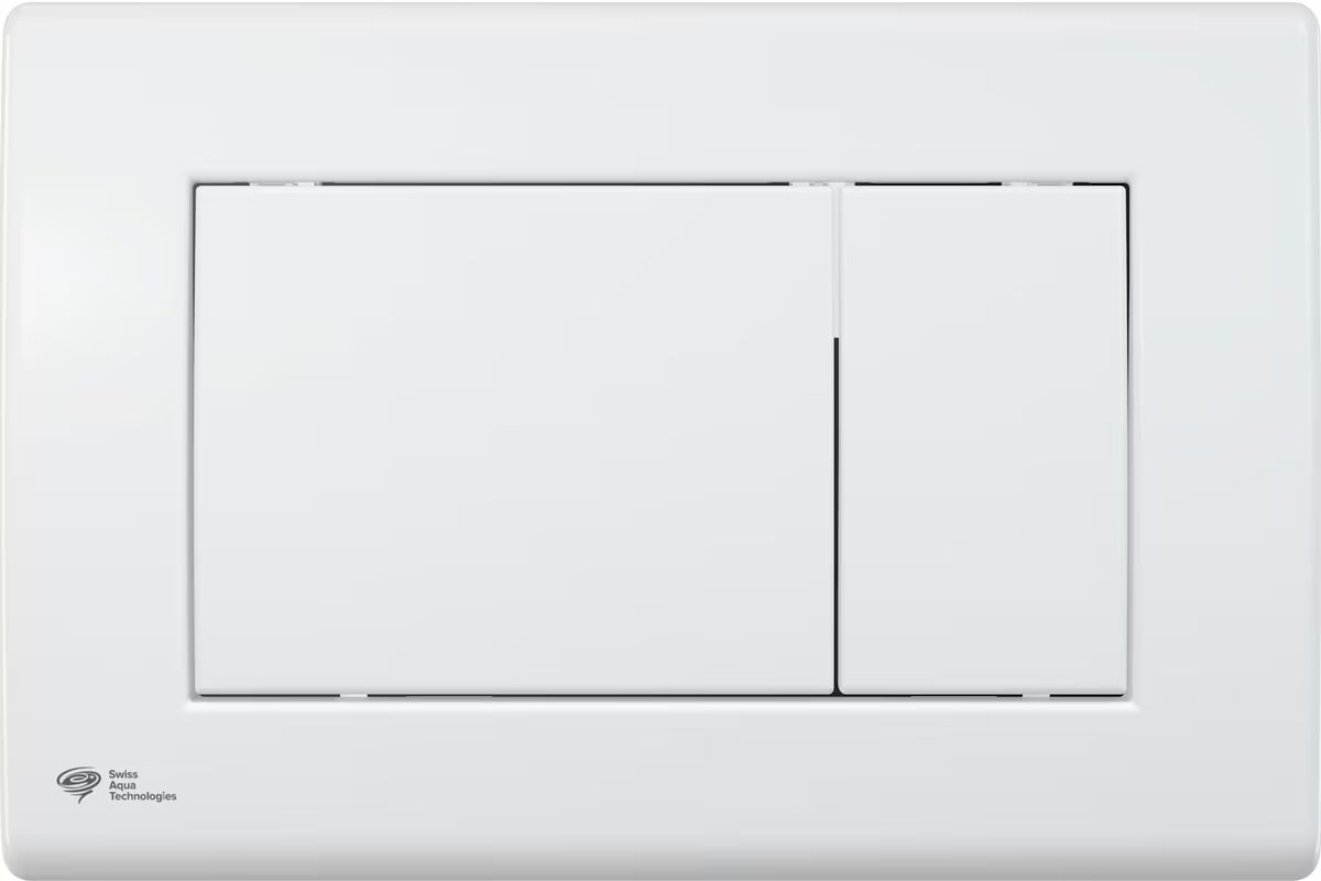 Bijela sjajna tipka za ispiranje tipka SAT od plastike pro za ugradbene vodokotliće SAT