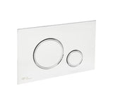 Bijela tipka za aktiviranje SAT pro WC školjke namijenjena pro podžbuknim modulima SAT.