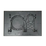 Dvokoličinsko tipka za aktiviranje SAT pro mehaničko ispiranje u mat crnoj izvedbi