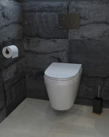 Tipka za ispiranje tipka za aktiviranje SAT u mat crnoj izvedbi pro za ugradbeni modul SAT.