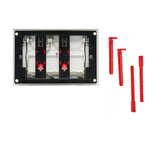 Mat zlatne tipka za aktiviranje SAT Gold pro za instalacijski sustav s dvokoličinskim mehaničkim ispiranjem.