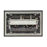 Tipka za Aktiviranje SAT u izvedbi gun metal mat od nehrđajućeg čelika s PVD površinom i Anti-fingerprint obradom.