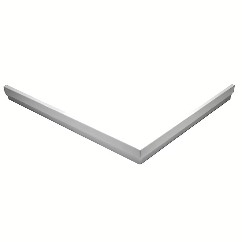 Bijela desna obloga za tuš kadu SAT pro od lijevanog mramora