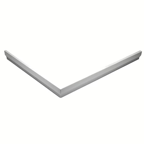 Bijela lijeva akrilna obloga za tuš kadu SAT Limnew pro za uredan završetak tuš kabine.