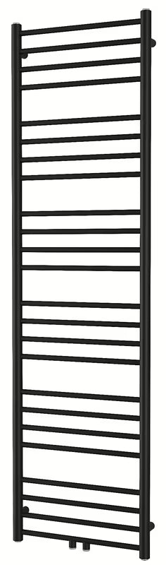 Kombinirani radijator SAT Paul 174x50 cm u crnoj mat boji sa središnjim priključkom