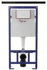 Podžbukni vodokotlić za WC SAT u plavoj izvedbi pro za ugradnju ispred zida ili u knauf.