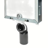 Plava podžbukni vodokotlić SAT pro viseća WC školjka s pocinčanim okvirom i dozatorom za WC školjke tablete.