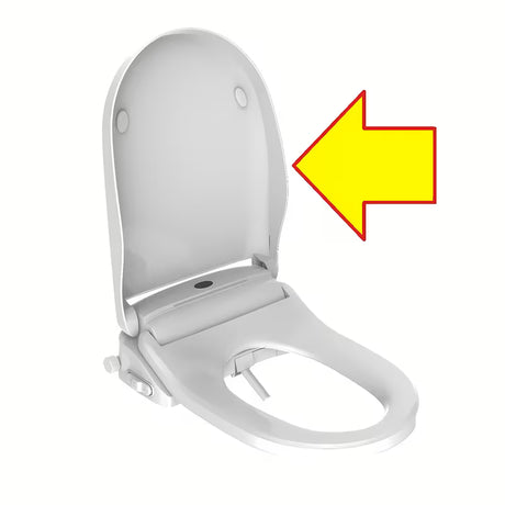 Bijeli zamjenski poklopac pro wc sjedalo s bide funkcijom SAT namijenjen pro model SATB094.