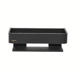 Zidna kupaonska polica SAT od masivnog mesinga u crnoj mat boji