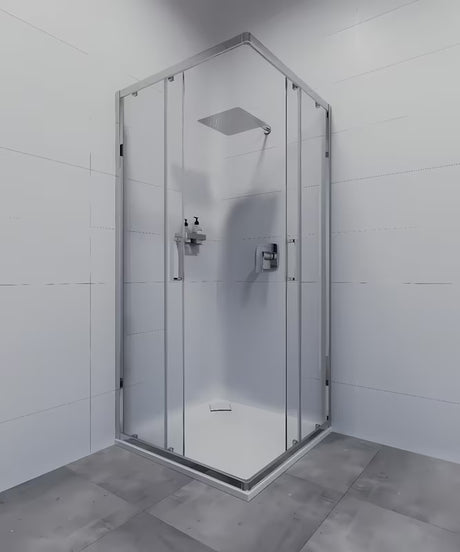 Kromirana kupaonska polica SAT Chrome od masivnog mesinga s logotipom SAT