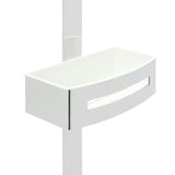 Dvostruka tuš polica SAT Chrome u krom izvedbi s montažom bez bušenja