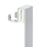 Dvostruka tuš polica SAT Chrome u krom izvedbi s montažom bez bušenja