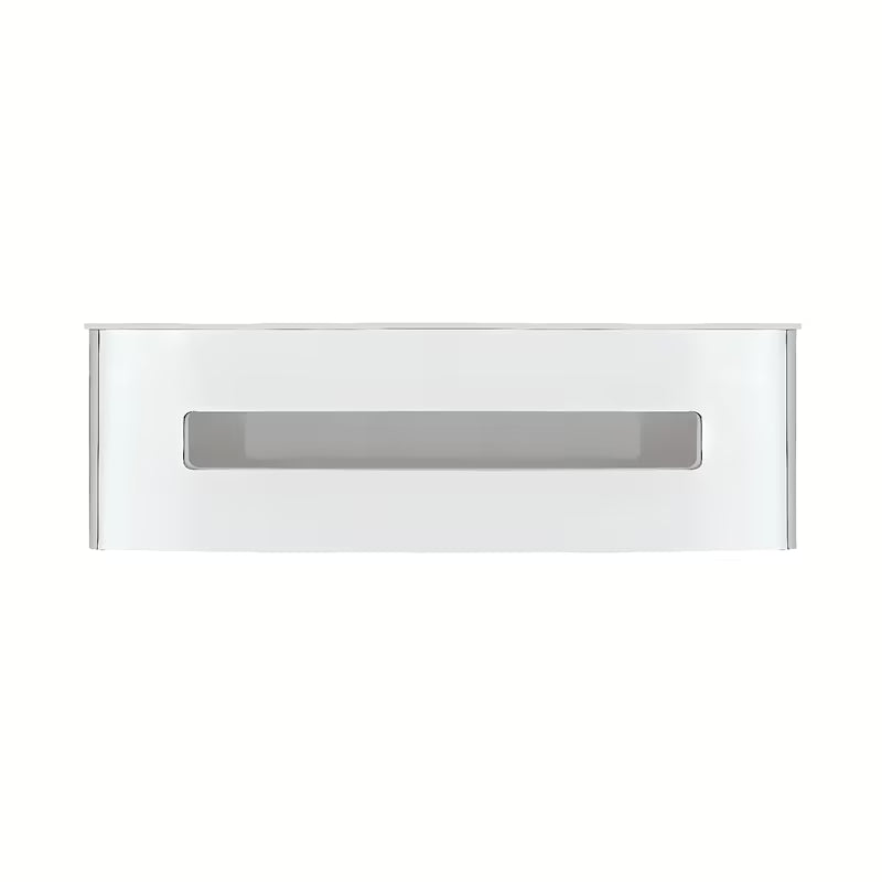 Inox tuš polica SAT u krom izvedbi s uklonjivim bijelim plastičnim umetkom