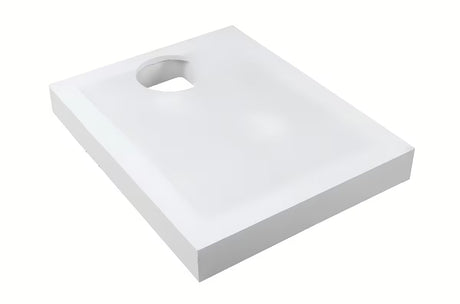 Bijeli polistirenski nosač SAT pro za tuš kadu od izdržljivog HDPS pro za stabilnu i brzu montažu.