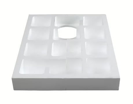 Bijeli polistirenski nosač SAT pro za tuš kadu od izdržljivog HDPS pro za stabilnu i brzu montažu.