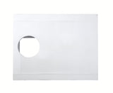 Bijeli polistirenski nosač SAT pro za tuš kadu od izdržljivog tvrdog polistirena HDPS.