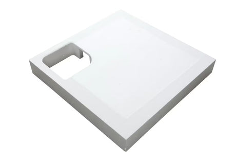 Bijeli polistirenski nosač SAT pro za tuš kadu od izdržljivog tvrdog polistirena HDPS.