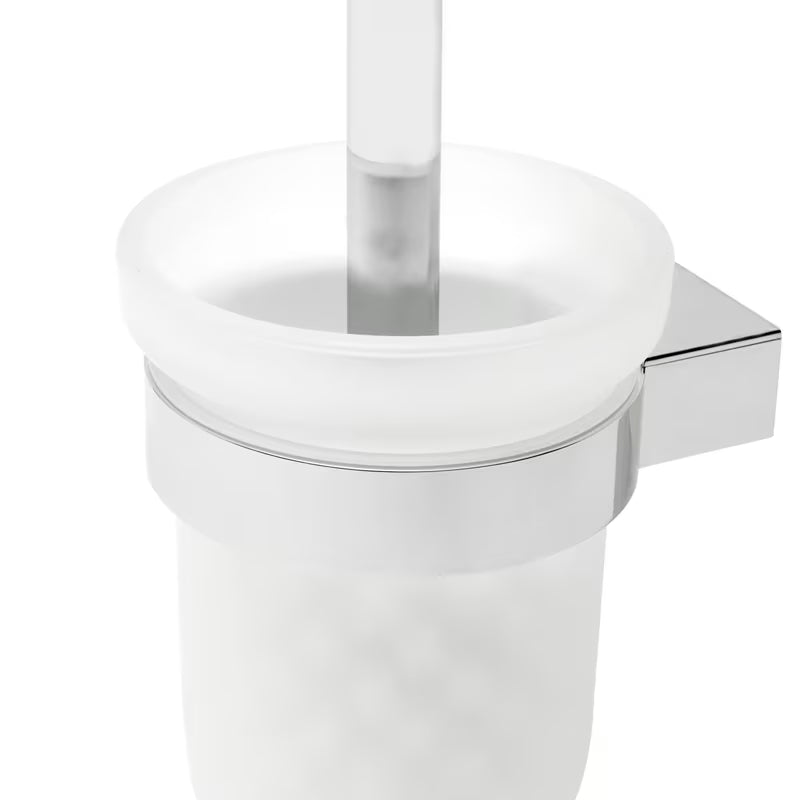 Zidna ČETKA za Wc SAT Project u kromu sa satiniranim staklom