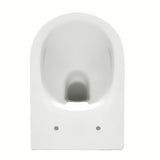 Viseća WC Školjka SAT Project u sjajnoj bijeloj boji s wc daskom soft Close i otvorenim ispiranjem