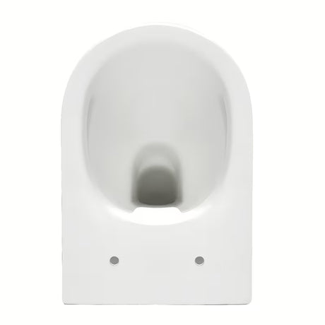 Viseća WC Školjka SAT Project u sjajnoj bijeloj boji s wc daskom soft Close i otvorenim ispiranjem