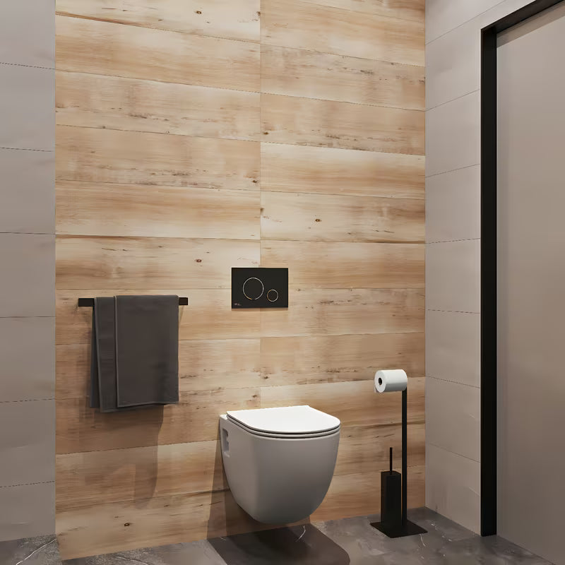 Viseća WC Školjka SAT Project u sjajnoj bijeloj boji s wc daskom soft Close i otvorenim ispiranjem