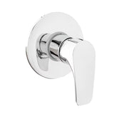 Podžbukna jednoručna baterija miješalica za tuš SAT Project u sjajnoj krom izvedbi.