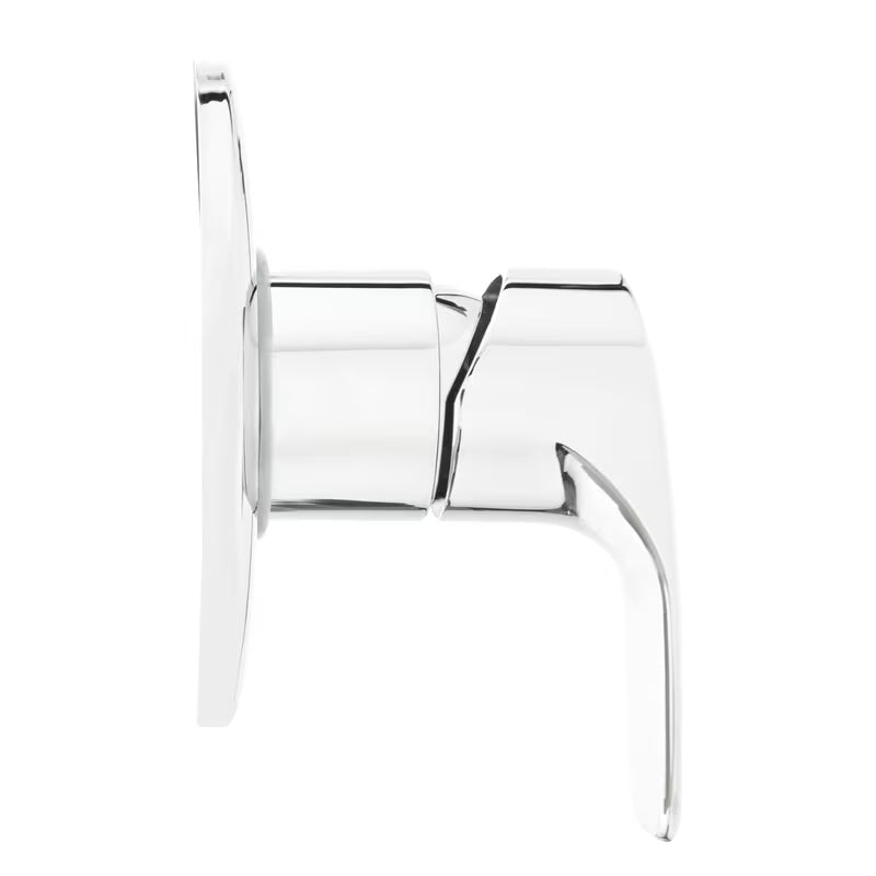 Podžbukna jednoručna baterija miješalica za tuš SAT Project u sjajnoj krom izvedbi.